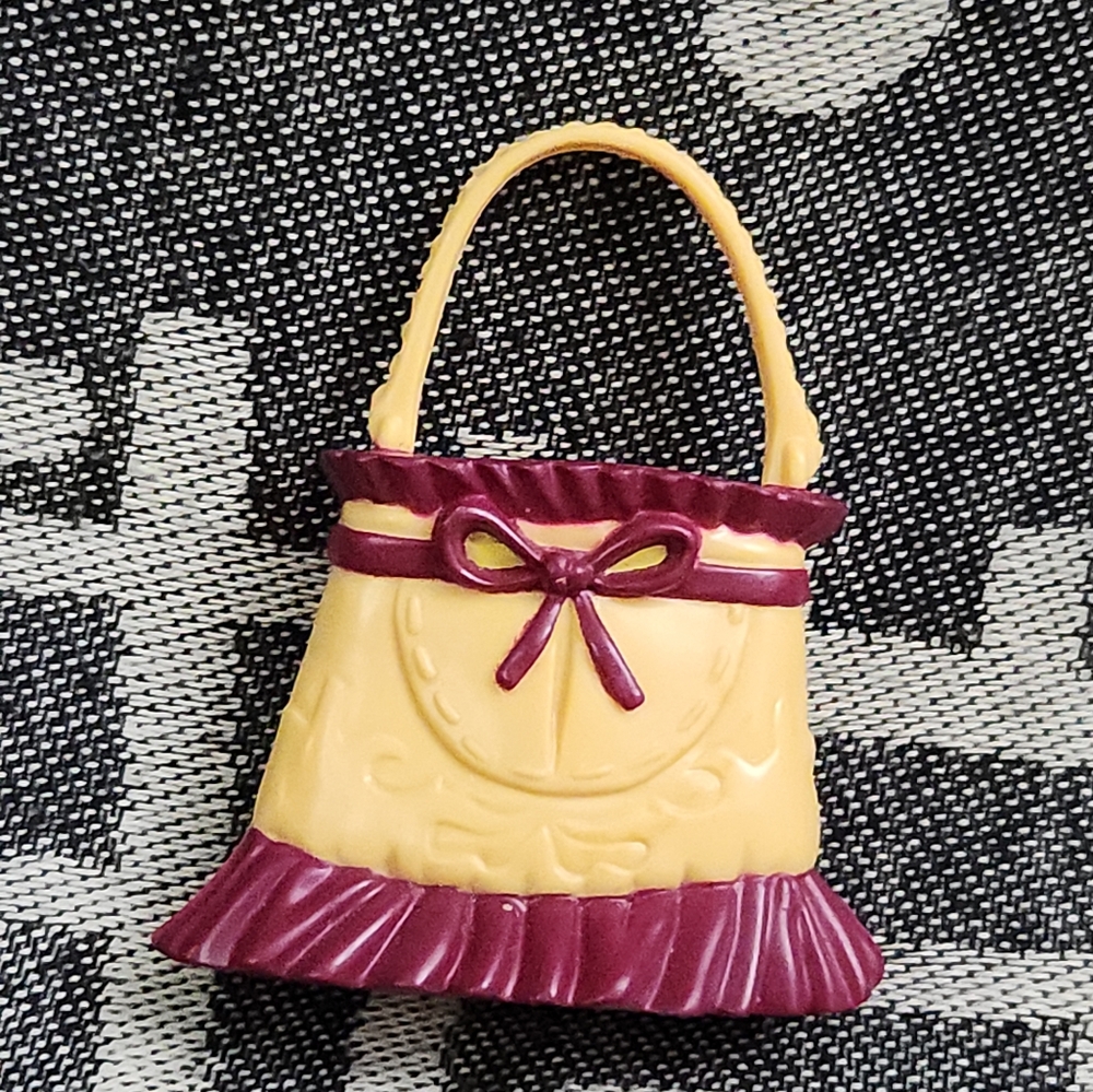 My Scene Shopping Spree (Trinkets) Chelsea Yellow & Red Purse Hand Bag Accessory